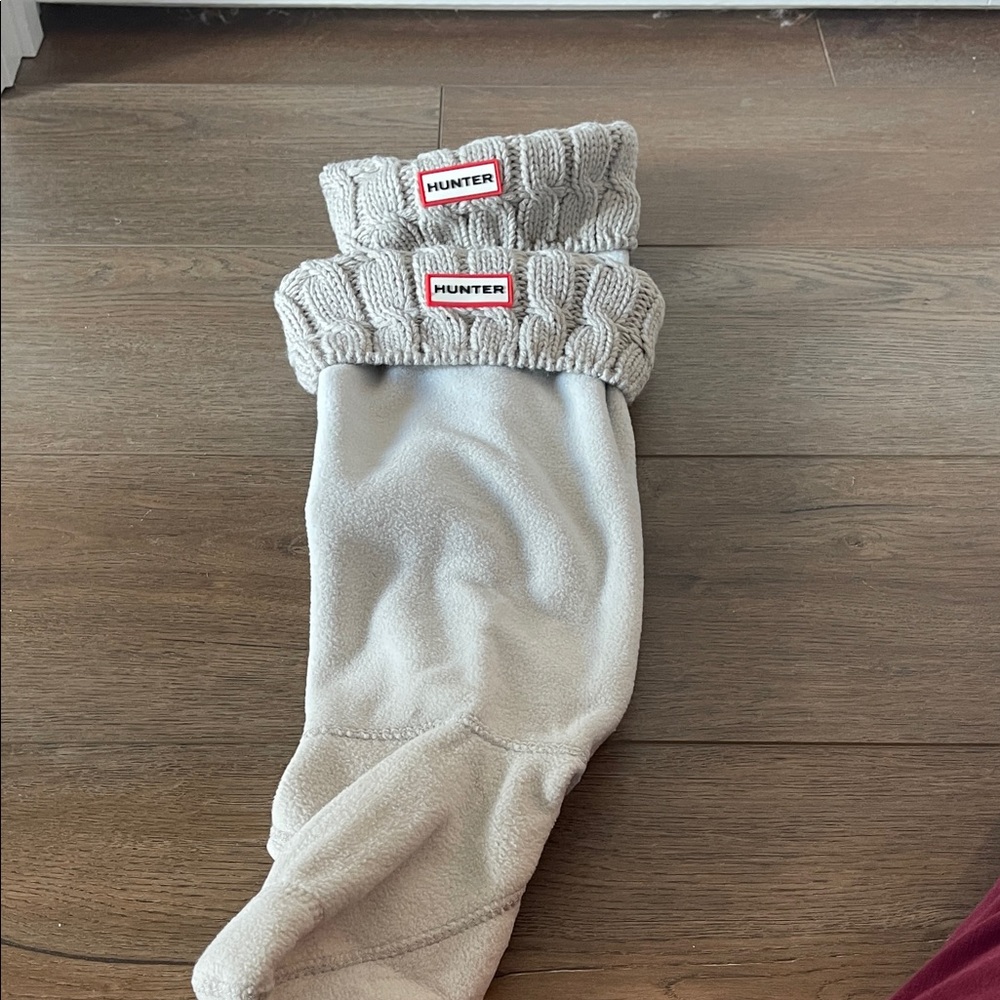 Hunter Light Gray Tall Boot Socks